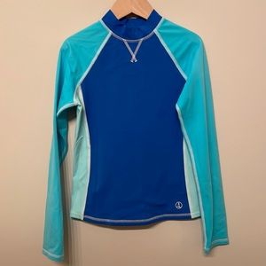 Lands’ End Girls Rash Guard Size 7 8
